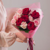 Микс роз красные+розовые