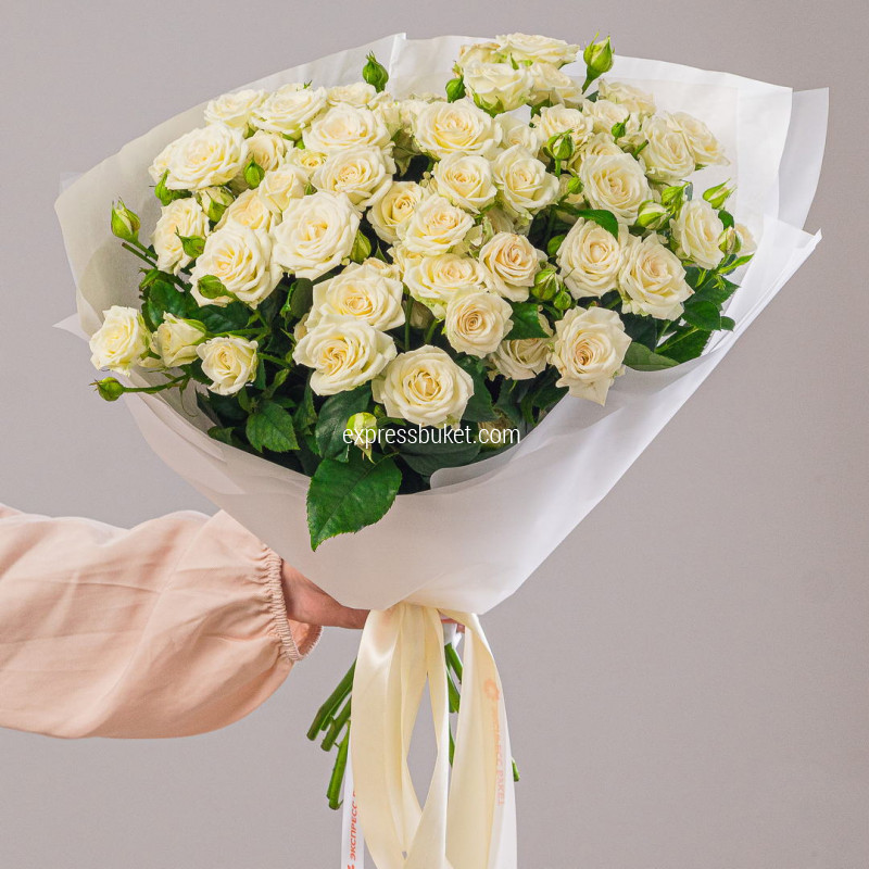 Песочный туман 15 роз