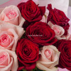 Микс роз красные+розовые